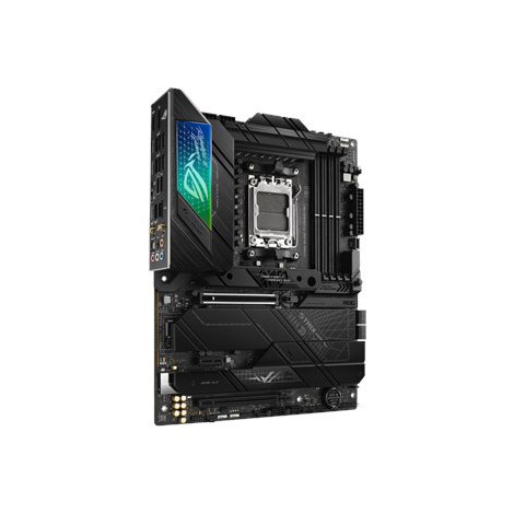 Asus | ROG STRIX X670E-F GAMING WIFI | Processor family AMD | Processor socket AM5 | DDR5 DIMM | Memory slots 4 | Supported hard - 2